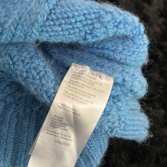 Maeve Anthropologie oversized cable knit cropped sweater Sz XS - Picture 8 of 8